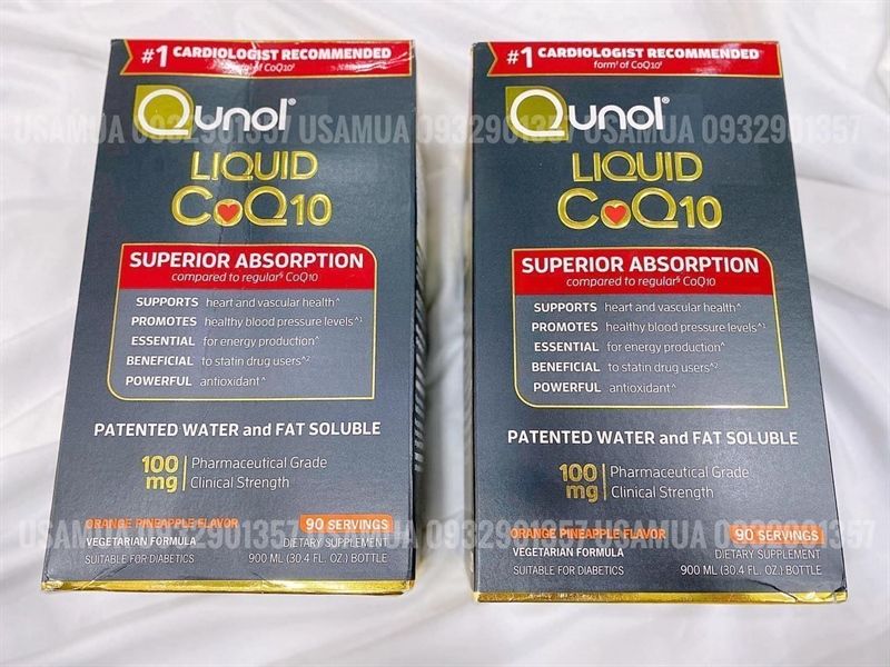 Nước Uống Hỗ Trợ Tim Mạch QUNOL Liquid CoQ10 Superior Absorption