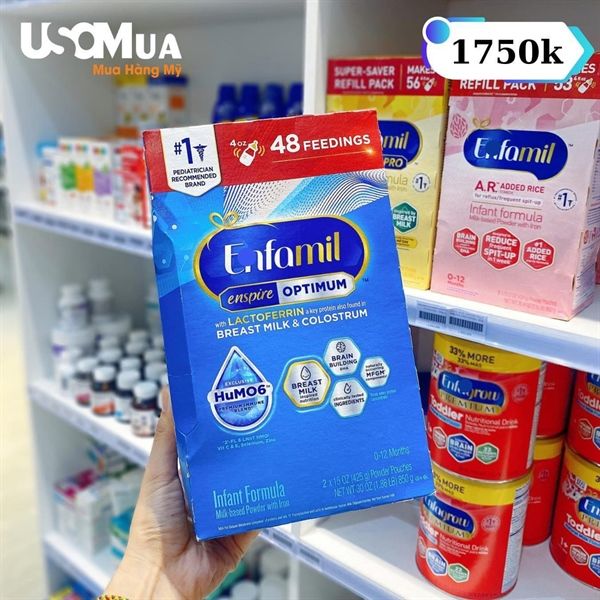 Sữa MEAD JOHNSON Enfamil Enspire Non-GMO Cho Bé 0-12 Tháng