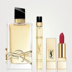 Set Nước Hoa Nữ YSL YVES SAINT LAURENT Libre EDP 90ml + EDP 10ml + Lipstick 1.3g