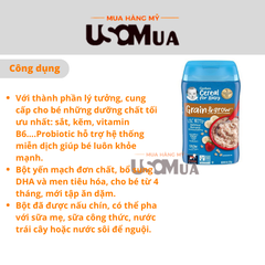 Bột Ăn Dặm GERBER Cereal For Baby Power Blend