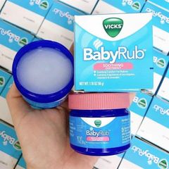 Dầu VICKS BabyRub Soothes & Comforts, 3+ Months, 50g