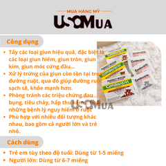 Socola Tẩy Giun PHARMACY MEDICINE Úc Combantrin Pyrantel Chocolate Squares