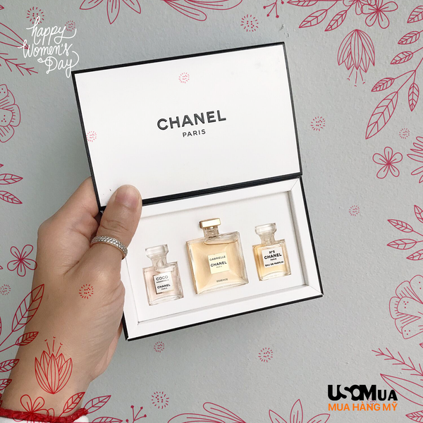 Set Nước Hoa Mini CHANEL No 5 EDP 1.5ml + Gabrielle EDP 5ml + Coco Mademoiselle 1.5ml