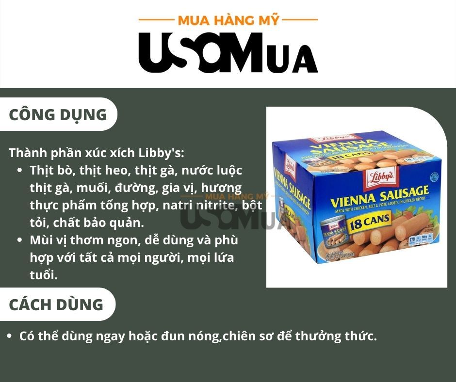 Xúc Xích LIBBY’S Vienna Sausage 130g