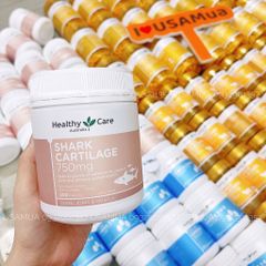 Viên Uống Bổ Khớp Sụn Vi Cá Mập Úc HEALTHY CARE Shark Cartilage 750mg