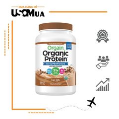 Bột Đạm Thực Vật Hữu Cơ ORGAIN Organic Protein 50 Superfoods
