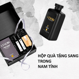 Giftbox set quà tặng Nam - Sữa tắm gội dưỡng ẩm an toàn cho da, hương nước hoa Lenoir Men Wash All in One