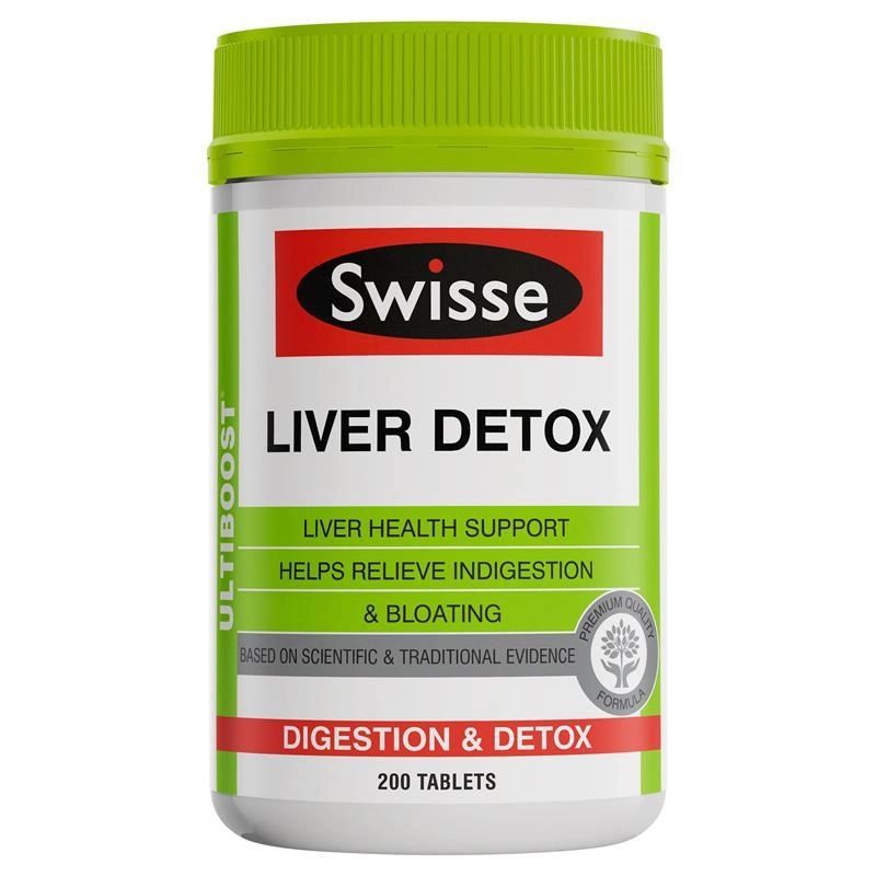  Bổ Gan Và Giải Độc Swisse Liver Detox 200 viên 