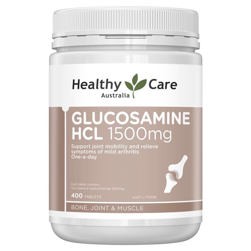  Viên Uống Healthy Care Glucosamine của HTC 1500mg 400 Viên 