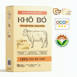  Khô bò MIẾNG Cẩm Thạch - 100% khô bò thật, không chất bảo quản 