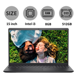  Laptop DELL Inspiron 15 3520 Core i3-1115G4 15.6 inch FHD - 8GB/512GB (Win11_H85HT_Black) 