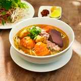  Bún Bò Huế Chả (Tôm + Cua) + Bò Tái 