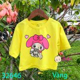 Áo CropTop Bé Gái In Hình Me.Lo.Dy H2 (23kg - 50kg)