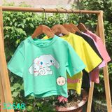 Áo CropTop Bé Gái In Hình Ci.Na Thỏ H4 (23kg - 50kg)