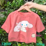 Áo CropTop Bé Gái In Hình Ci.Na Thỏ H4 (23kg - 50kg)