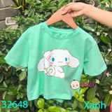 Áo CropTop Bé Gái In Hình Ci.Na Thỏ H4 (23kg - 50kg)