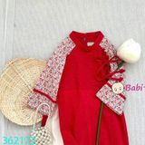 ÁO DÀI LINEN XUÂN HOA (13kg - 40kg)