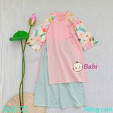 ÁO DÀI LINEN XUÂN HOA (13kg - 40kg)