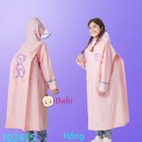 Áo Mưa In Gấu Cho Nam Nữ Cao Cấp