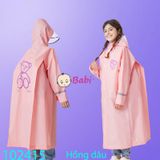 Áo Mưa In Gấu Cho Nam Nữ Cao Cấp