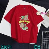 Áo Thun Bé Trai Tay Ngắn Hình Capy 1 (26kg - 65kg)