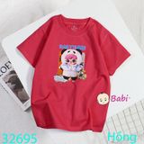 Áo Thun Tay Ngắn Cho Bé Hình Baby-Tree Đội Nón (13kg - 45kg)
