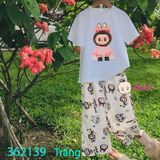 Bộ Áo Thun Quần Suông Dài La.Bu.Bu (26kg - 65kg)
