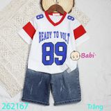 Bộ Bé Trai Quần Short Jeans 89 (11kg - 47kg)