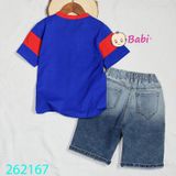 Bộ Bé Trai Quần Short Jeans 89 (11kg - 47kg)