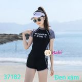  Bộ Bơi 2 Mảnh Tay Ngắn Cho Bé Gái Size Đại (30kg-50kg) 