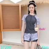 Bộ Bơi Bé Gái Loang Màu Size Đại (35-55kg)