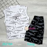 Bộ Cho Bé Trai Sát Nách Quần Đùi M6 (15kg-55kg)