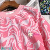 Bộ Cotton Tay Dài Quần Dài Bé Gái M1 (17kg - 45kg)
