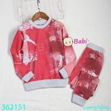 Bộ Da Cá Bé Gái Tay Dài Quần Dài M3 (20kg - 42kg)