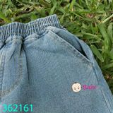 Bộ Jean Baggy Bé Gái In La Bu Bu Dễ Thương (11kg - 40kg)