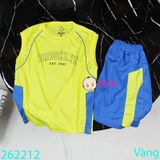 Bộ Thun Thể Thao Trẻ Em Sát Nách Chữ Brooklyn (26kg - 60kg)