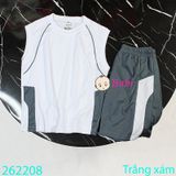 Bộ Thun Thể Thao Trẻ Em Sát Nách Quần Quần Lửng (26kg - 60kg)