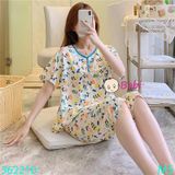 Bộ Tole Tay Ngắn Quần Lửng Họa Tiết Dễ Thương (45kg - 60kg)