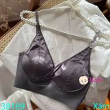 BRA CỔ V SATIN NỮ