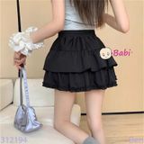 CHÂN VÁY NGẮN XẾP TẦNG BÉ GÁI