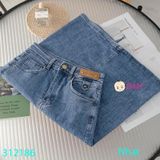 Chân Váy Jeans Xẻ Tà Mẹ Bé