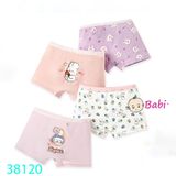 Combo 4c Quần Chip Đùi Bé Gái Nhiều Hoạ Tiết (17 - 30kg)