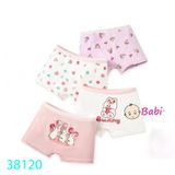 Combo 4c Quần Chip Đùi Bé Gái Nhiều Hoạ Tiết (17 - 30kg)