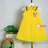 Đầm Thun Cổ Somi Tùng Voan Dập Li (10kg - 42kg)