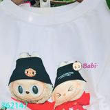 Bộ Bé Gái In La Bu Bu Quần Đỏ (26kg - 65kg)
