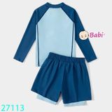 Đồ Bơi Cho Bé Trai Tay Dài Quần Ngắn (35kg - 52kg)
