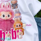 Bộ Jean Đùi Bé Gái In La Bu Bu Dễ Thương (26kg - 75kg)