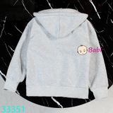 Áo Khoác Nỉ Da Cá Trẻ Em Hình Gấu Dễ Thương (23kg - 60kg)