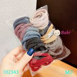 Set 50c Thun Cột Tóc Bé Gái