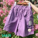 Quần Short Bé Gái Nhiều Họa Tiết (26kg - 40kg)